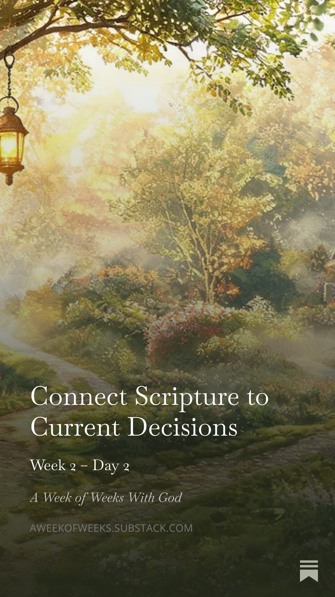 Day 2 – Connect Scripture to Current Decisions