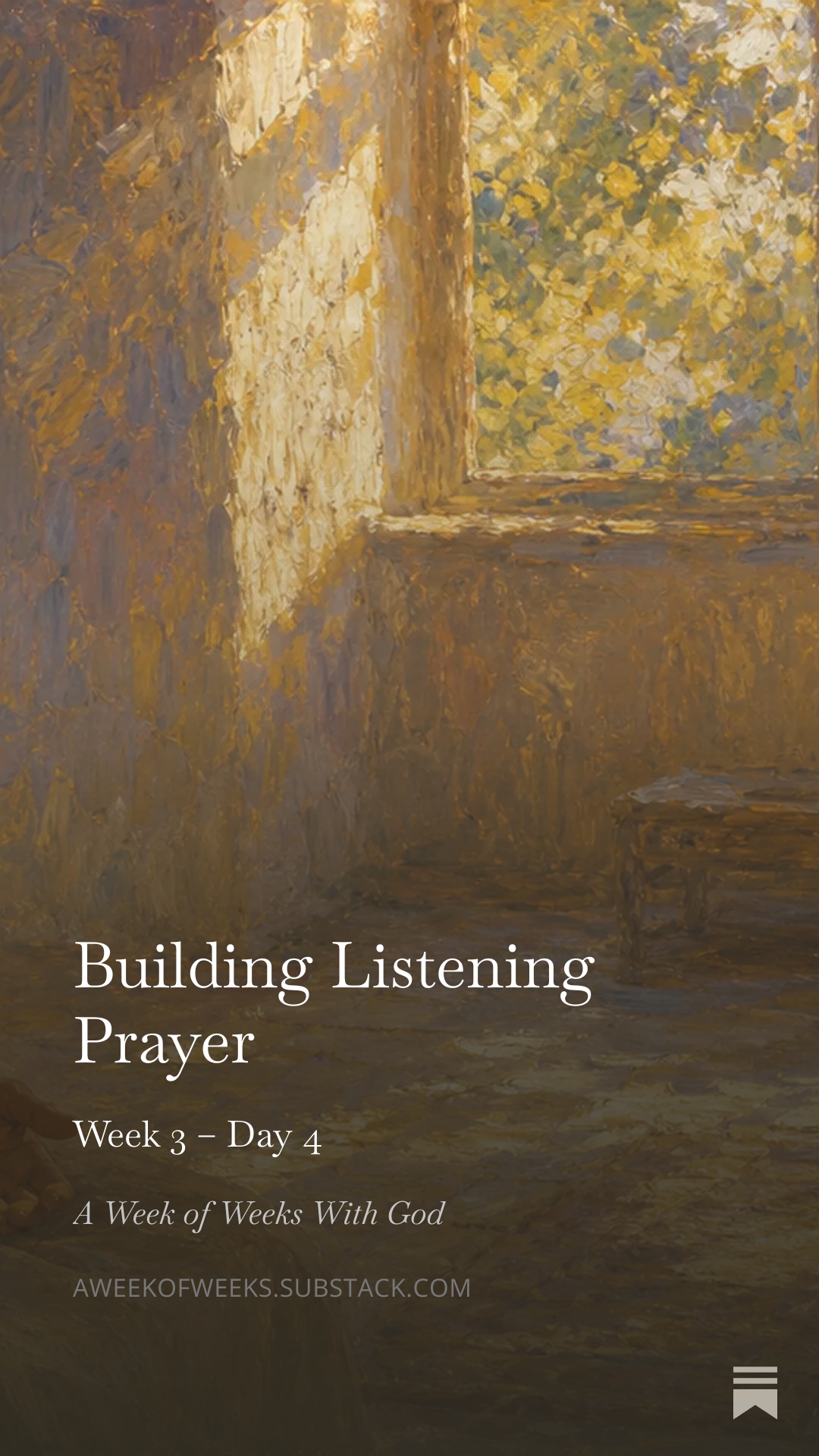 Day 4 – Cultivate Listening Prayer