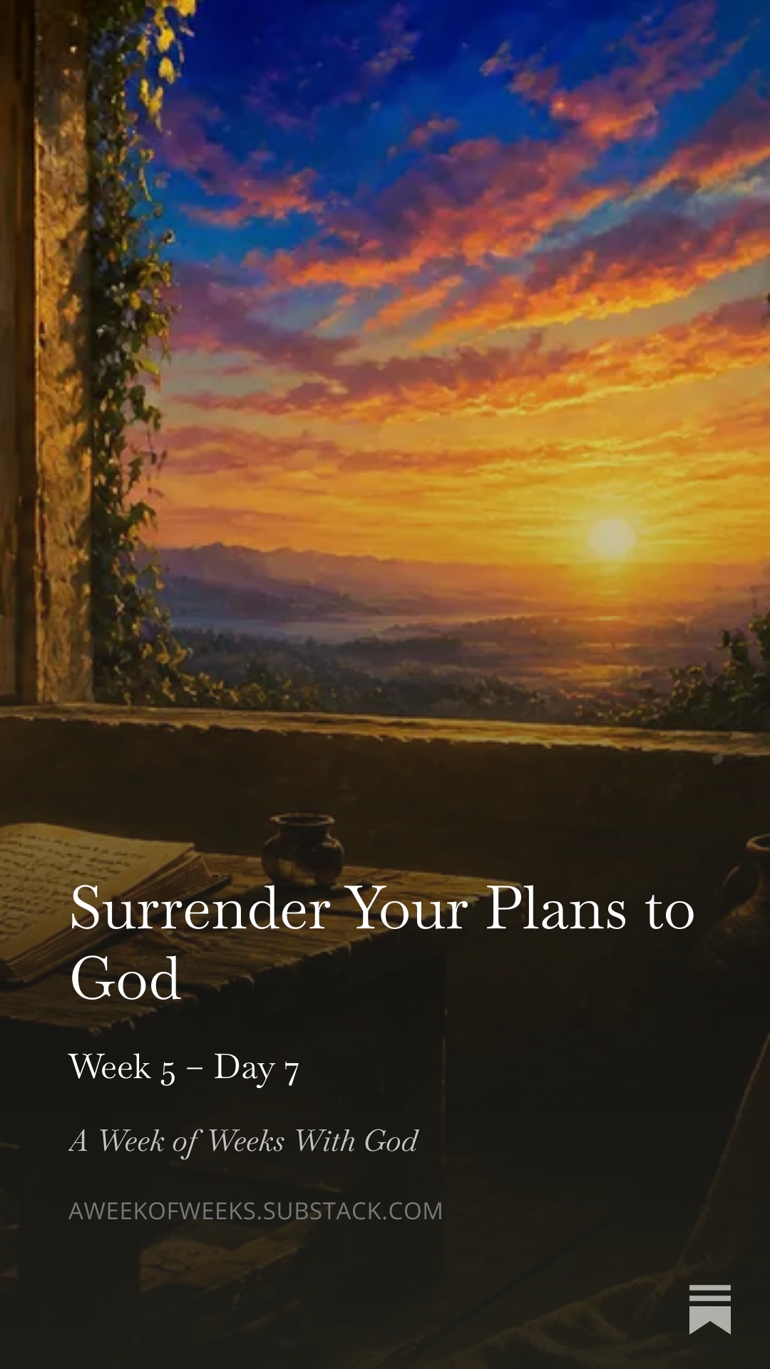Day 7 – Commit Your Future to God